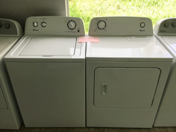 Amana Top Load Washer – Electric Dryer Set