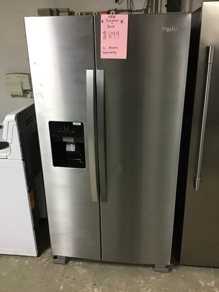 Whirlpool Stainless 25CuFt SxS Fridge