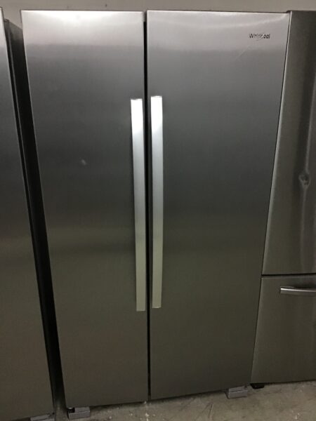 Whirlpool Stainless 25CuFt SxS Fridge (36in-wide)