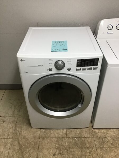 LG White Electric Dryer