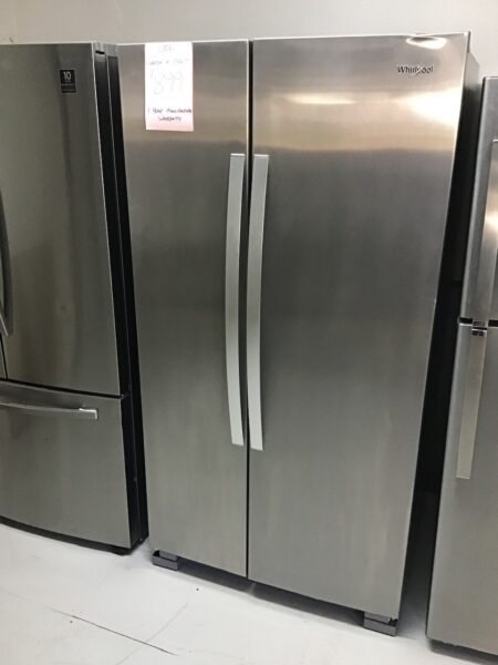 Whirlpool Stainless 25CuFt SxS Fridge (36in-wide)