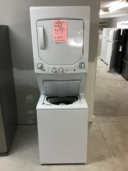 GE Apartment-Size 24in Stackable Washer and Dryer