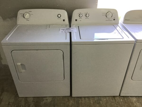 Kenmore 100 Series Washer and Dryer