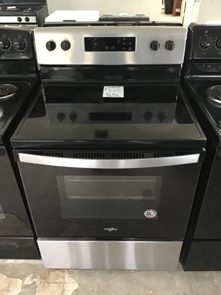 Whirlpool Stainless Glass Top Range (WFE320M)