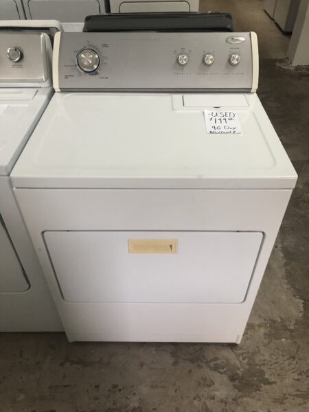 Whirlpool Silver Face Electric Dryer